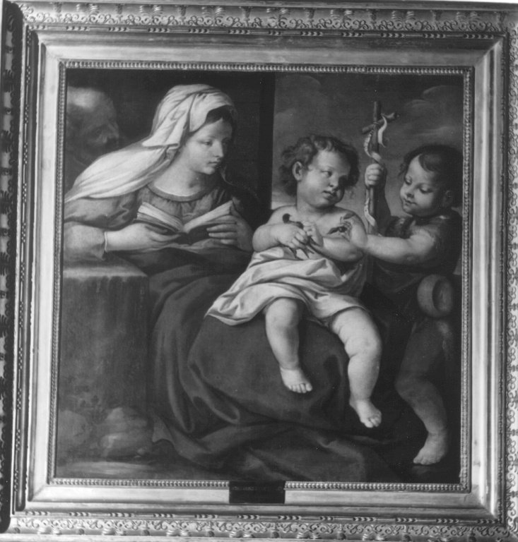 Sacra Famiglia con san Giovannino (dipinto) - ambito bolognese (inizio sec. XVII